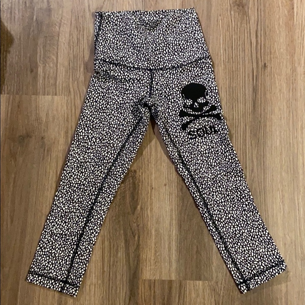 High Waisted Lululemon/SoulCycle Pants *rare